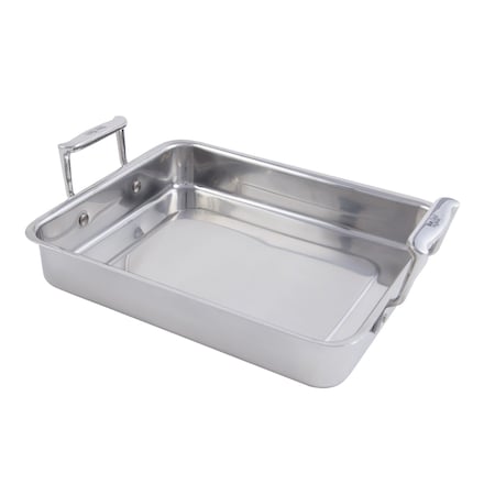 Bon Chef Cucina S/S Sm Food Pan W/Hndls  11 3/4" X 9 3/8" X 2 1/8"  /  3 Qt 60013